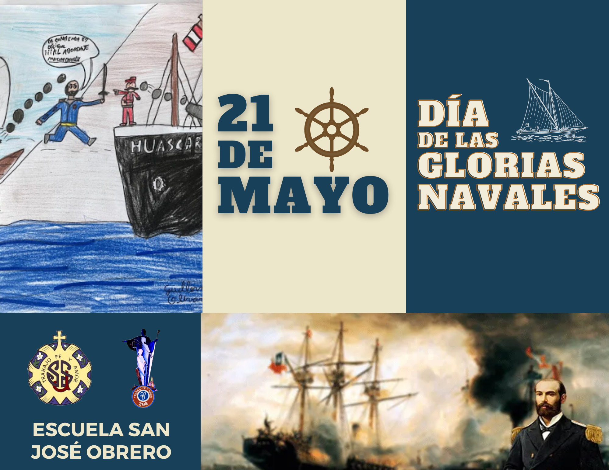 21 De Mayo Dia de las Glorias Navales Escuela San José Obrero